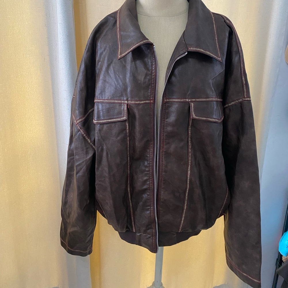Princess Polly faux leather jacket